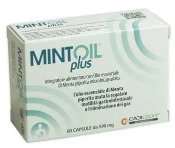

Mintoil Plus кишечная добавка 60 капсул для здоровья кишечника Ca.Di.Group