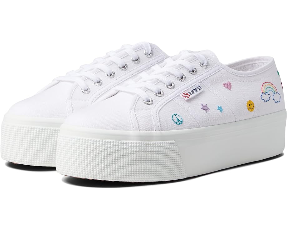 

Кроссовки Superga 2790-Embcottonw, цвет White/Multi