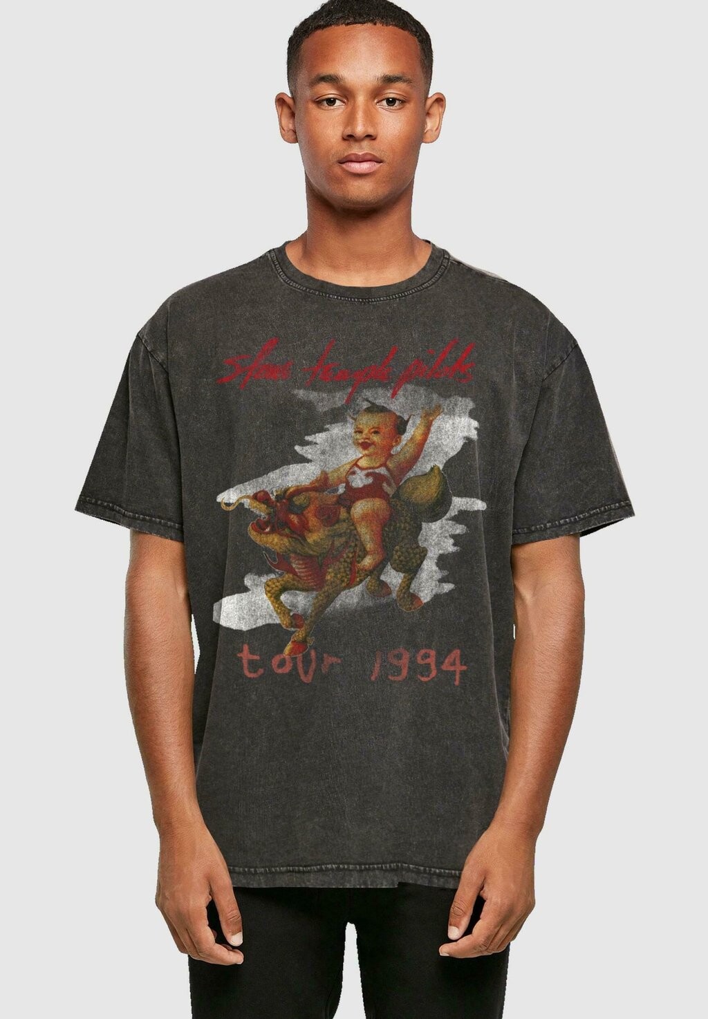 

Футболка с принтом Stone Temple Pilots Tour 94 Oversize Merchcode, черный