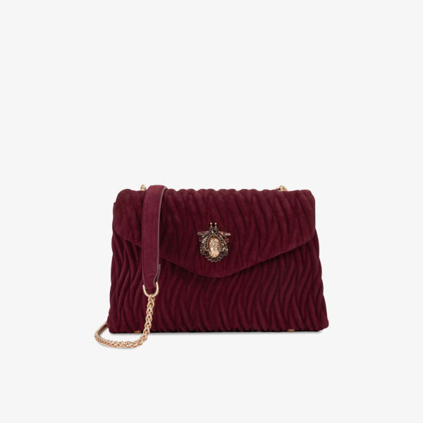 

Сумка Dune Darling из замши, бордовый