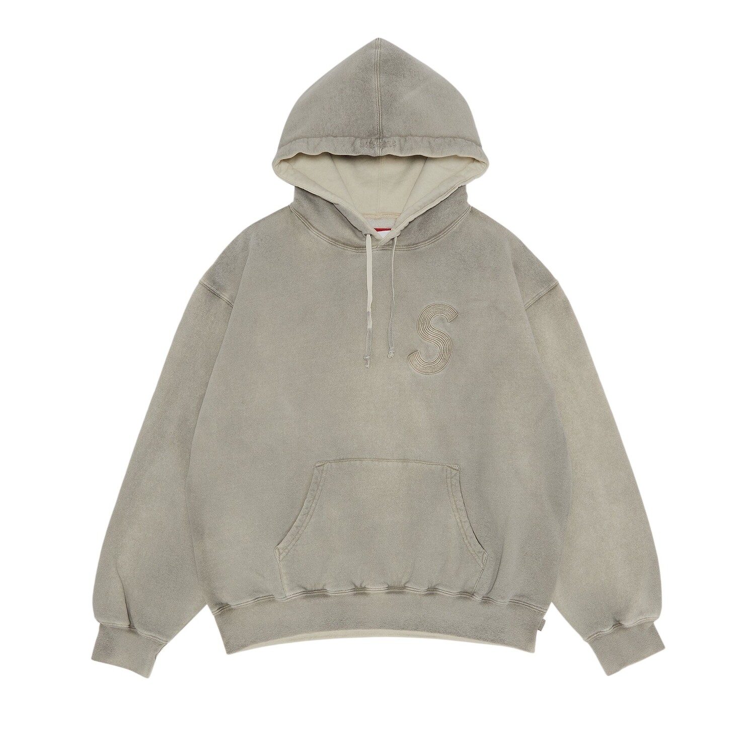 

Толстовка с капюшоном и логотипом Supreme Overdyed S, цвет Натуральный