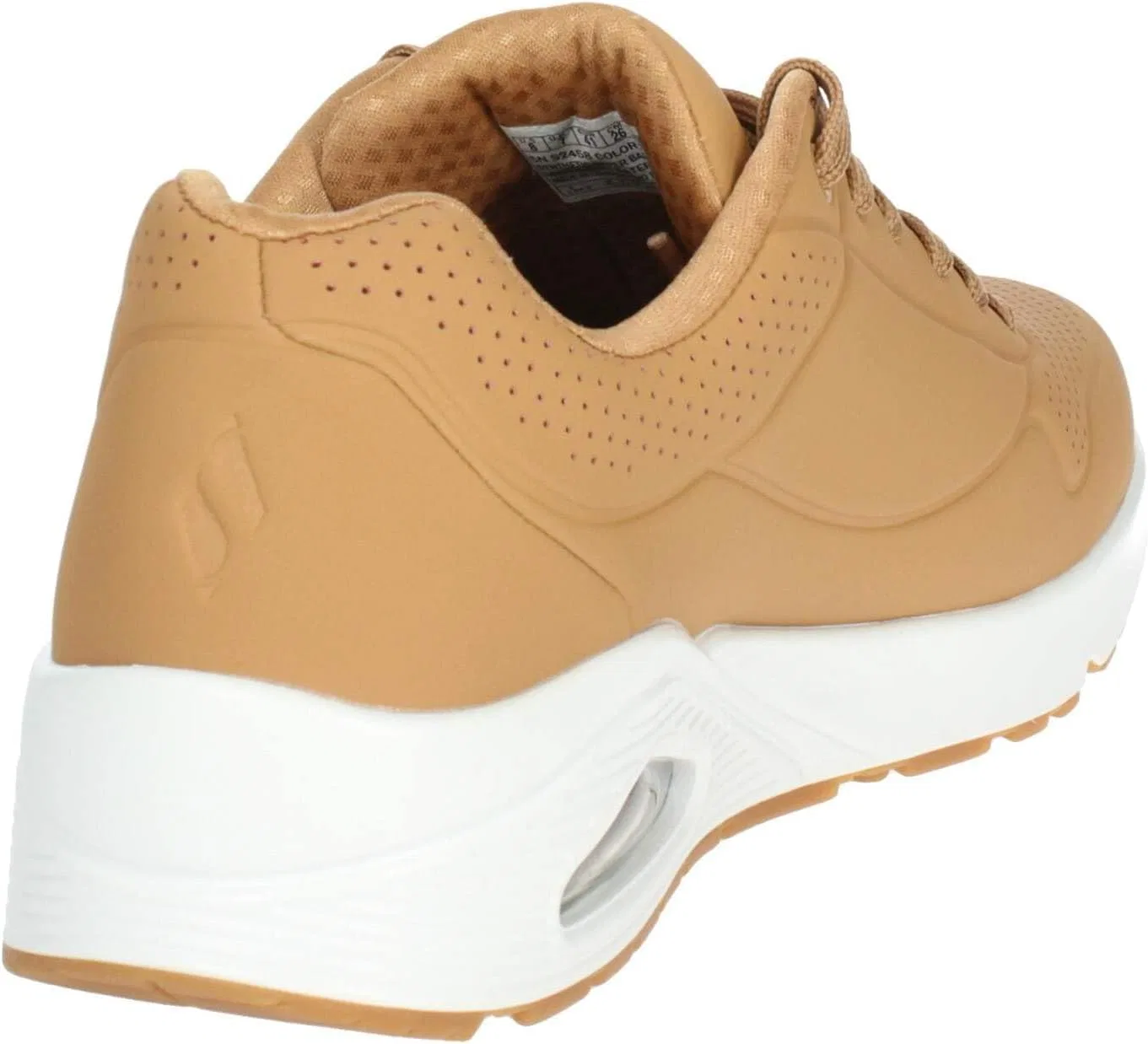 Мужские кроссовки Skechers UNO Stand On Air, Tan Durabuck White Trim — фото 4