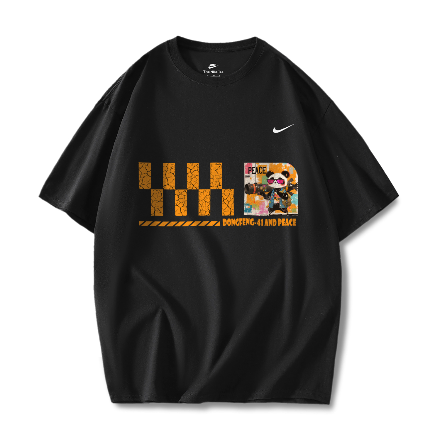 

Nike Спортивная футболка унисекс черная, Черный, Nike Спортивная футболка унисекс черная