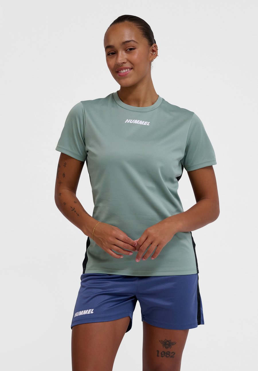 

Футболка Hummel Sports T-shirt, Iceberg Green/Green, Зеленый, Футболка Hummel Sports T-shirt, Iceberg Green/Green