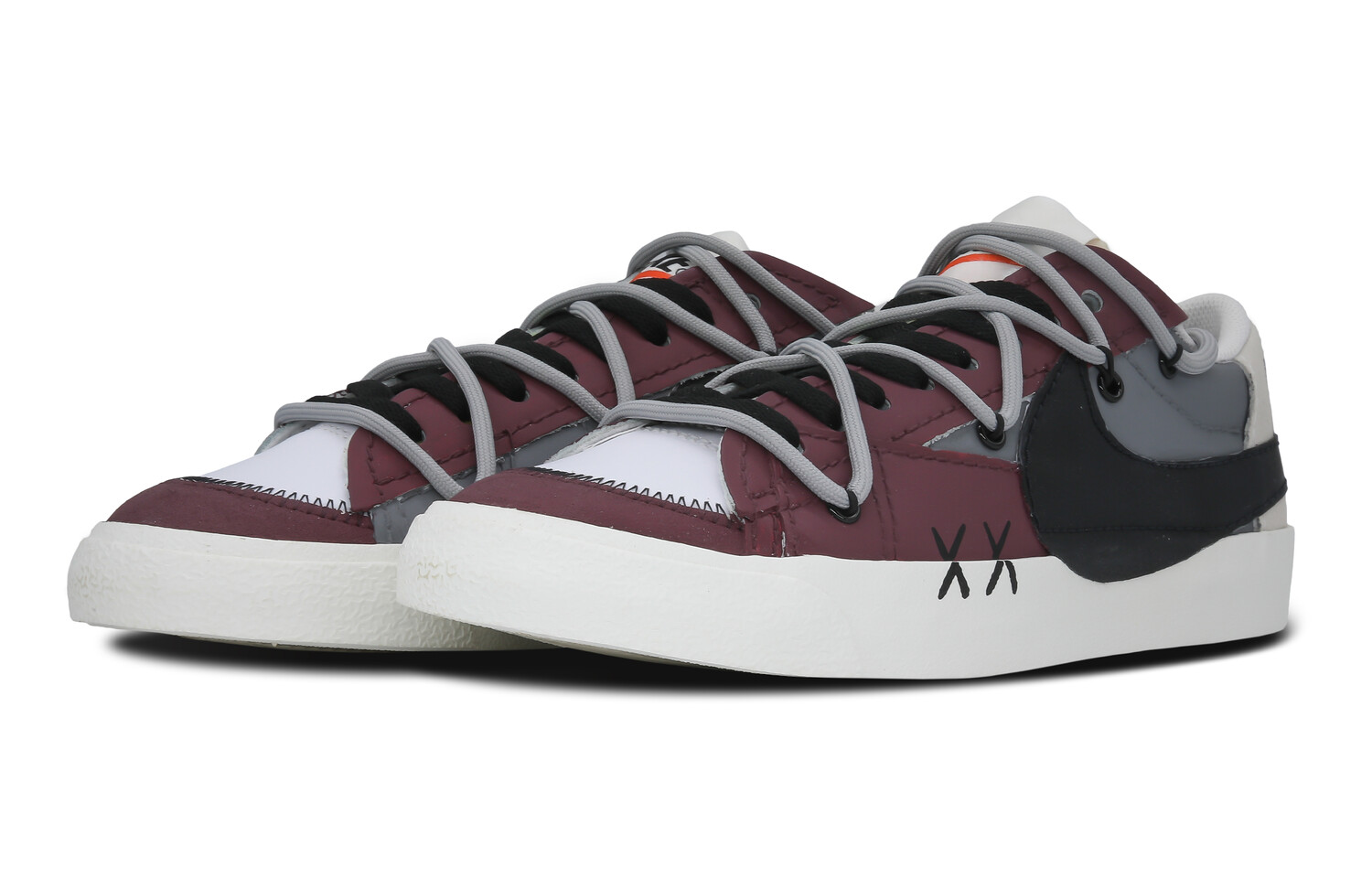 

Кроссовки Nike Blazer Skateboard Shoes Men Low-Top Red Black/Gray
