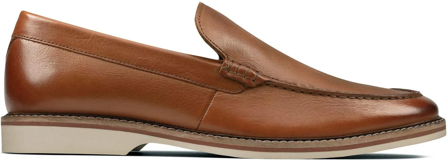 Лоферы Clarks Atticus Edge, Коричневая кожа — фото 2