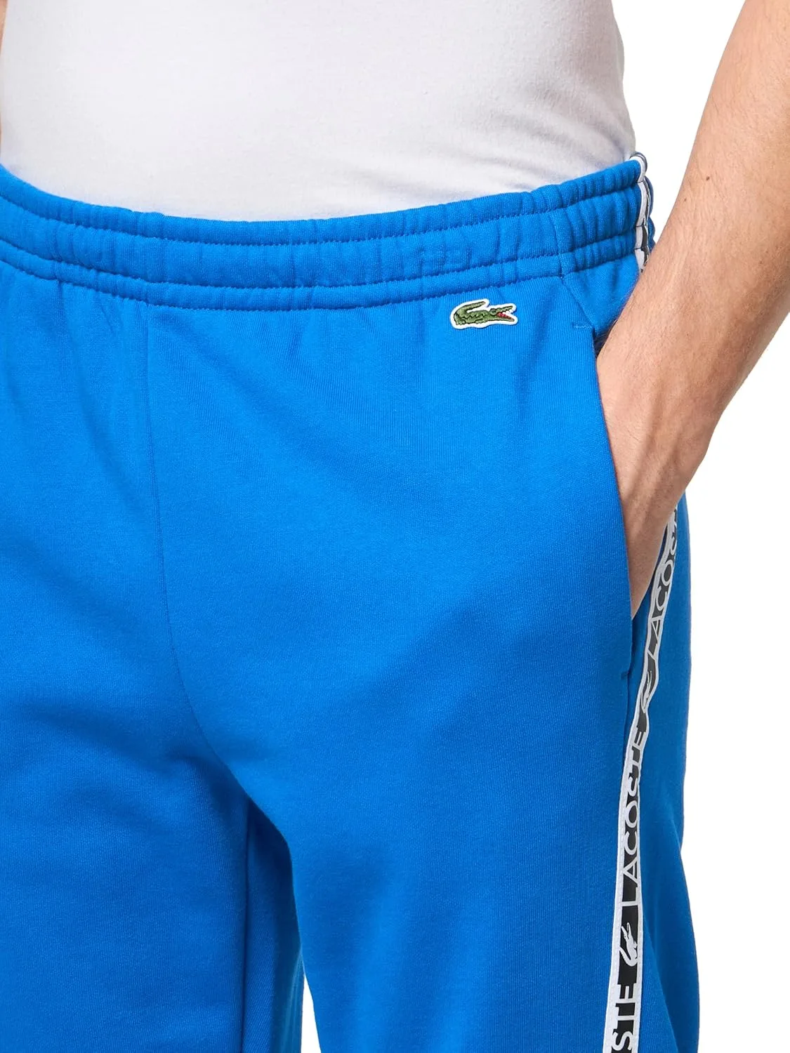 Брюки Lacoste с крокодиловым брендингом из хлопкового флиса, Marina — фото 3
