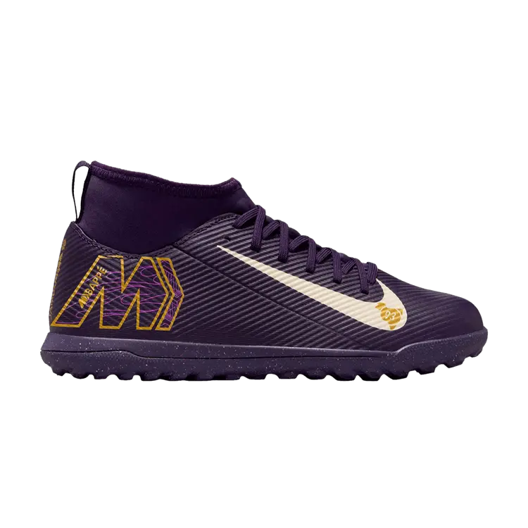 

Кроссовки Kylian Mbappé x Mercurial Superfly 10 Club TF GS 'Grand Purple', фиолетовый