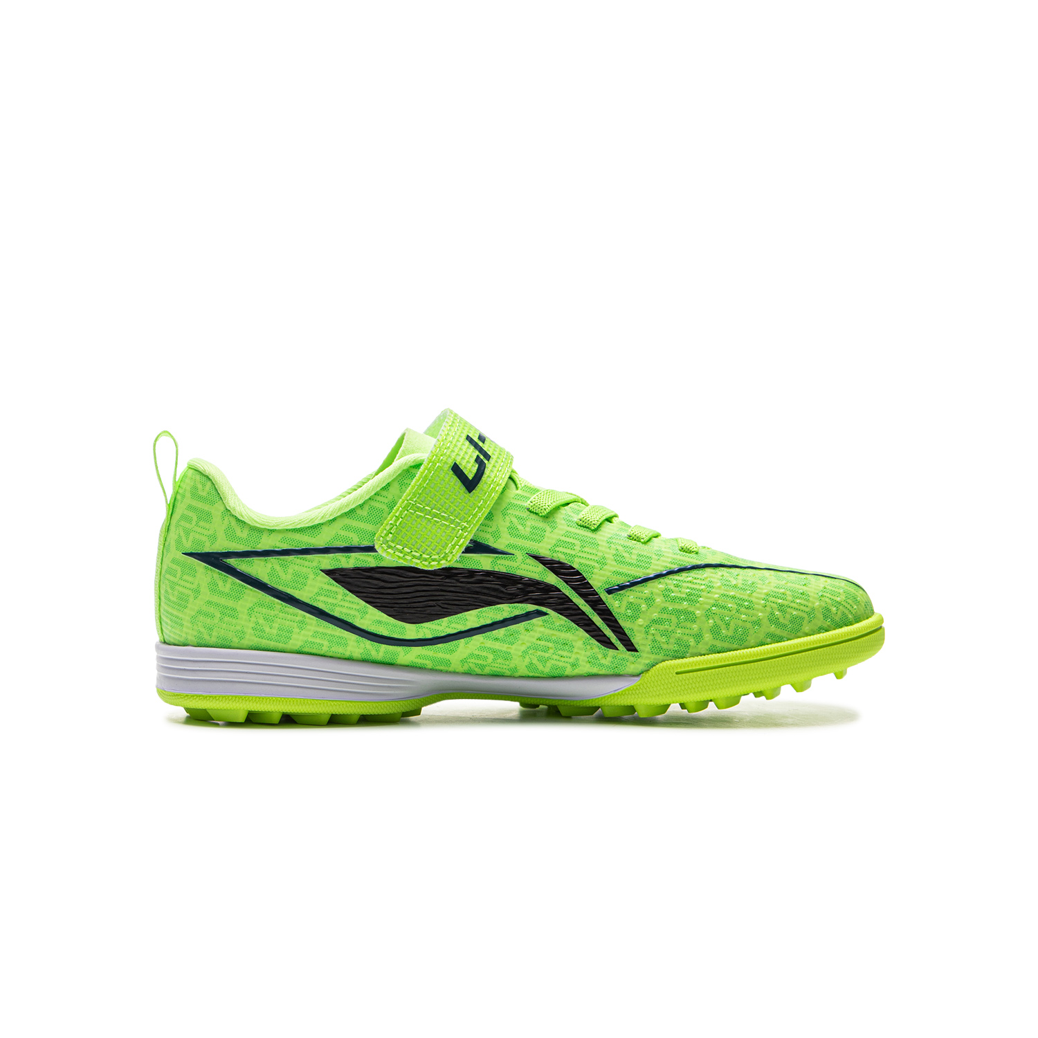 LINING YOUNG Футбольные бутсы low top для детей fluorescent vanilla green/fluorescent fresh grass green/black — фото 3
