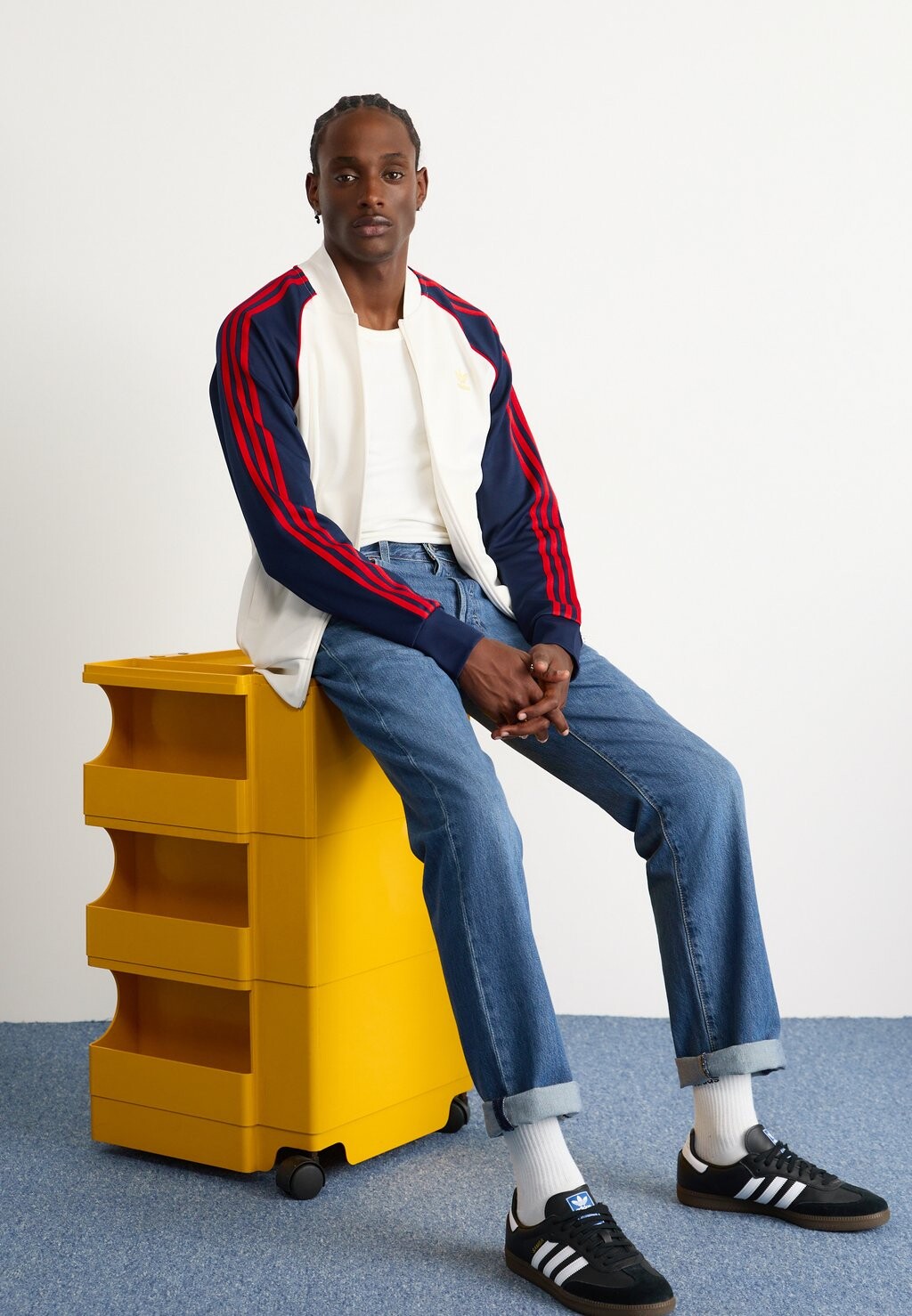 

Бомбер Sst Tt adidas Originals, облачно-белый/ночной индиго