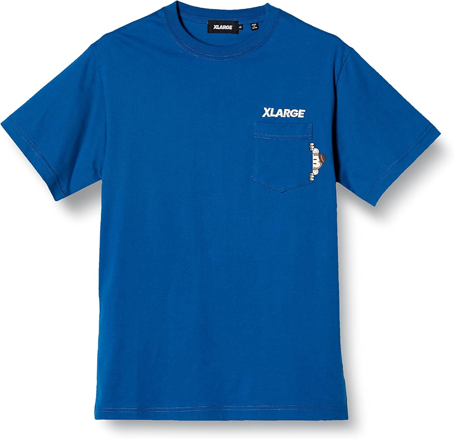 

Мужская футболка с короткими рукавами и карманом Keith 101212011024 Xlarge, синий