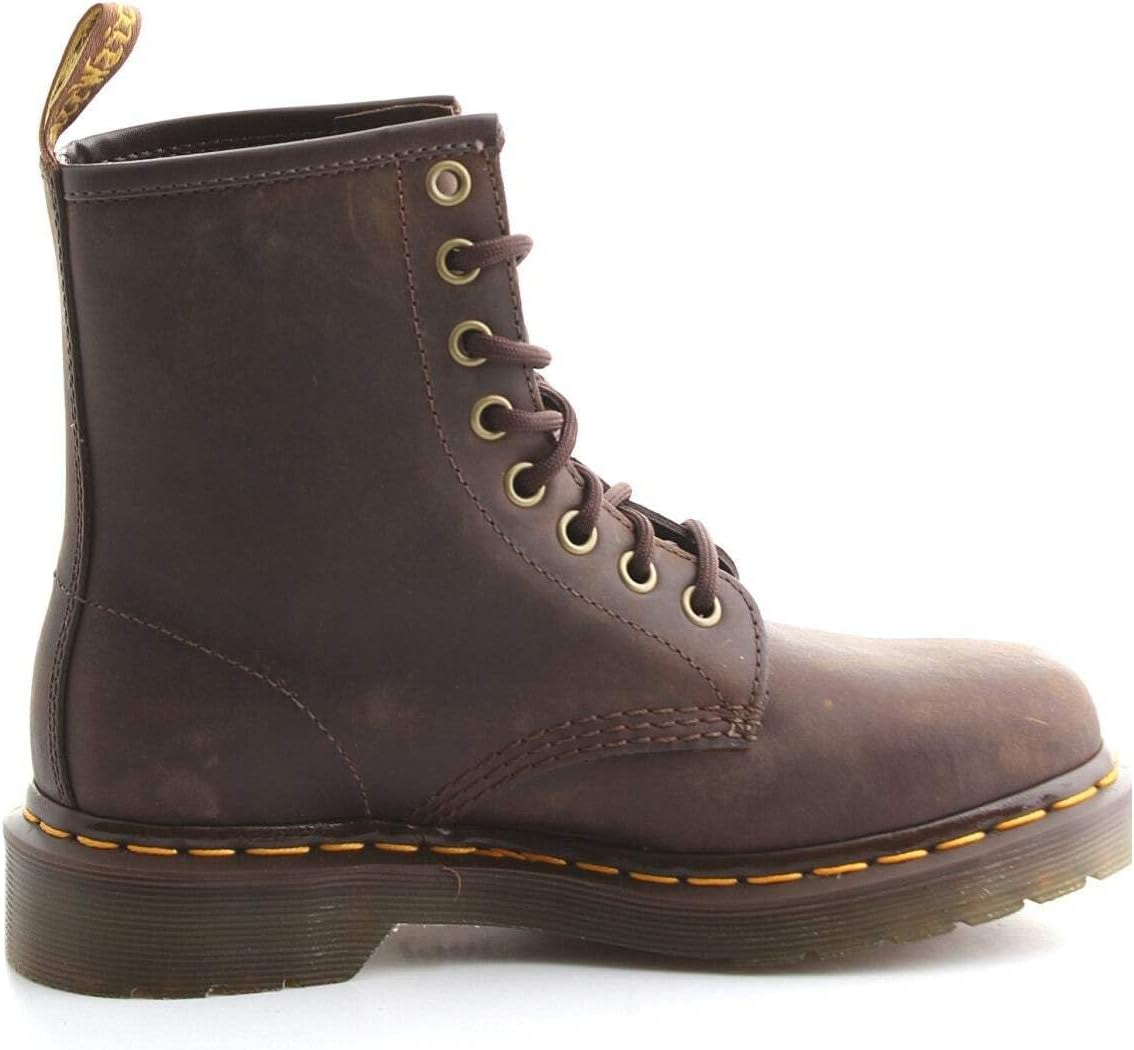 Ботинки Dr. Martens Men's 1460 с 8 глазами для шнуровки, темно-коричневый — фото 4
