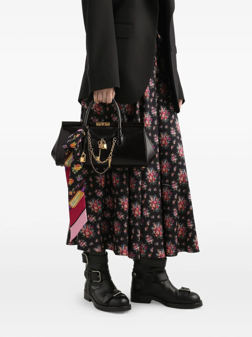 Сумка-тоут с верхней ручкой Dolce & Gabbana, черный — фото 2
