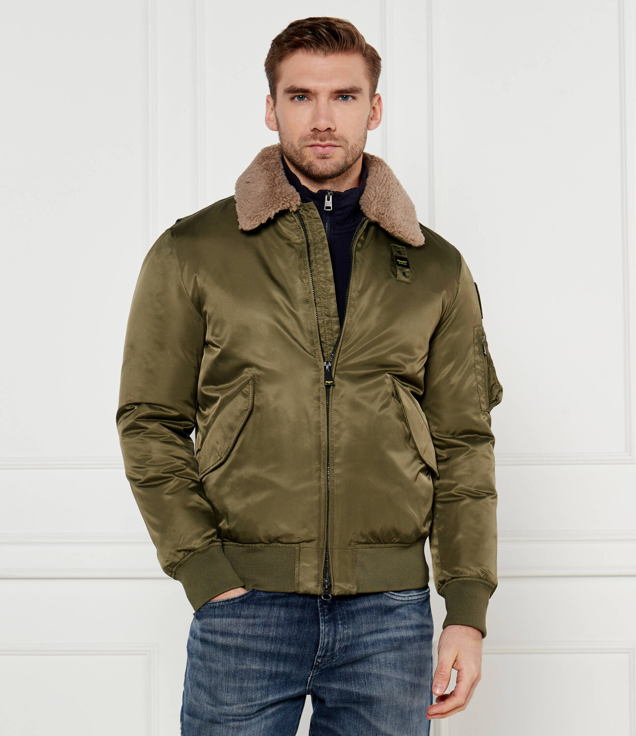 

Куртка BLAUER KENNETH Regular Fit, цвет cachi
