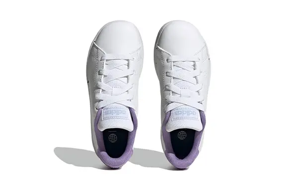 Кроссовки (PS) Adidas Tennis Advantage Lifestyle Court 'White Violet Fusion', белый — фото 4
