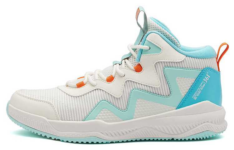 

Баскетбольные кроссовки Basketball Shoes Men Mid-Top 361 Degree White / Water Duck Green 361°