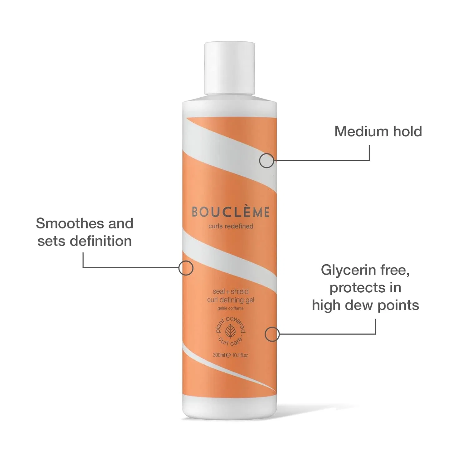 Гель для укладки кудрявых волос «Seal + Shield Curl Defining Gel» 300 мл от Bouclème Bouclème — фото 2
