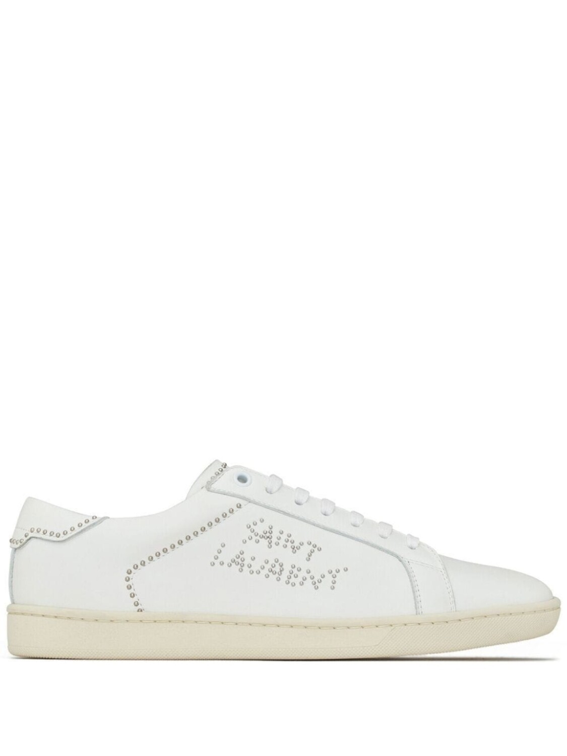 

Saint Laurent кеды с заклепками, белый