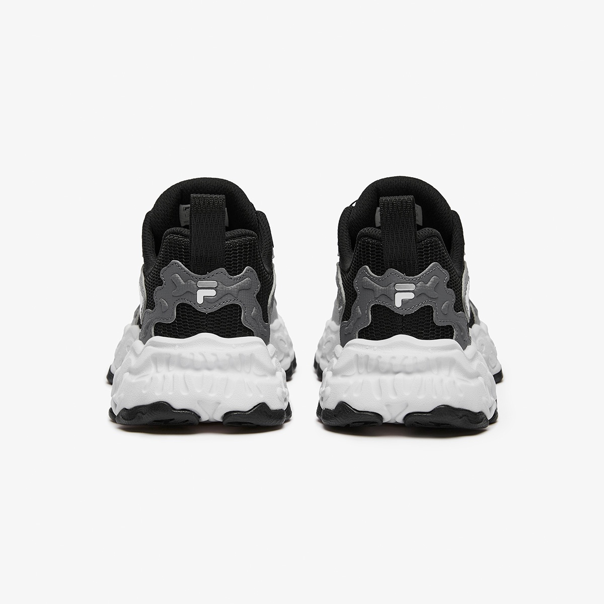 Кроссовки для бега с амортизаторами для детей FILA KIDS, черный/серебряный — фото 3