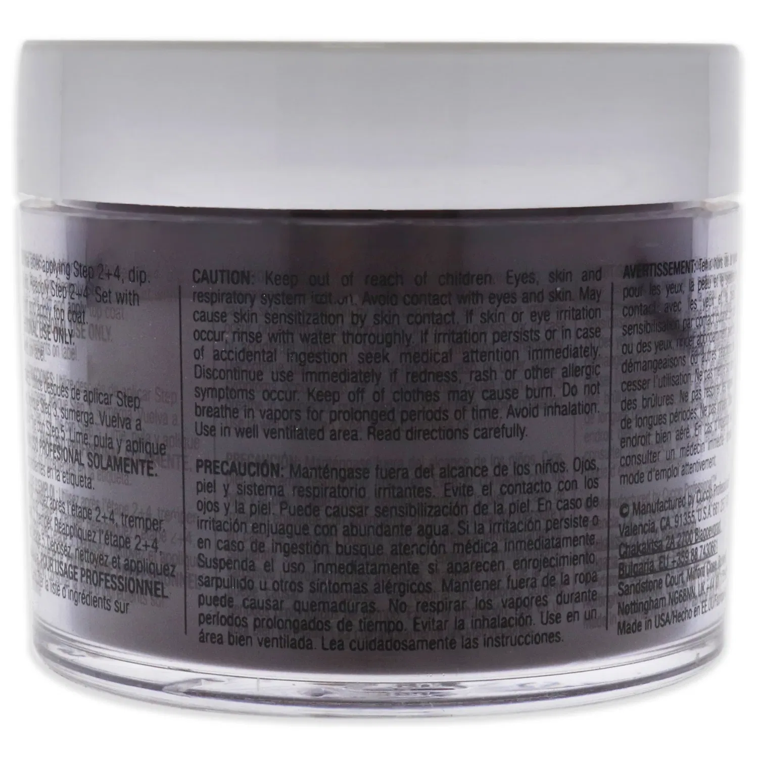 Система для окрашивания ногтей Pro Powder Polish Nail Colour Dip System - Be Current от Cuccio Colour for Women - 1,6 унции (47 г) пудры для ногтей, коричневый — фото 2