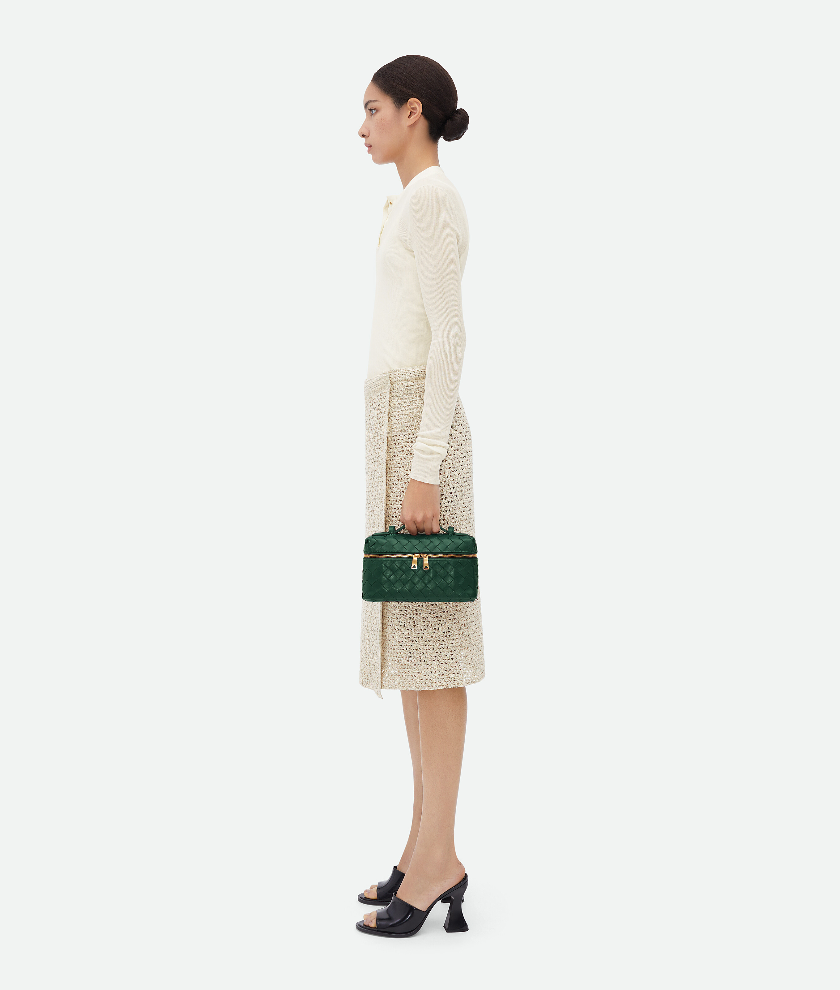 Bang bang BOTTEGA VENETA, изумрудно-зеленый — фото 2