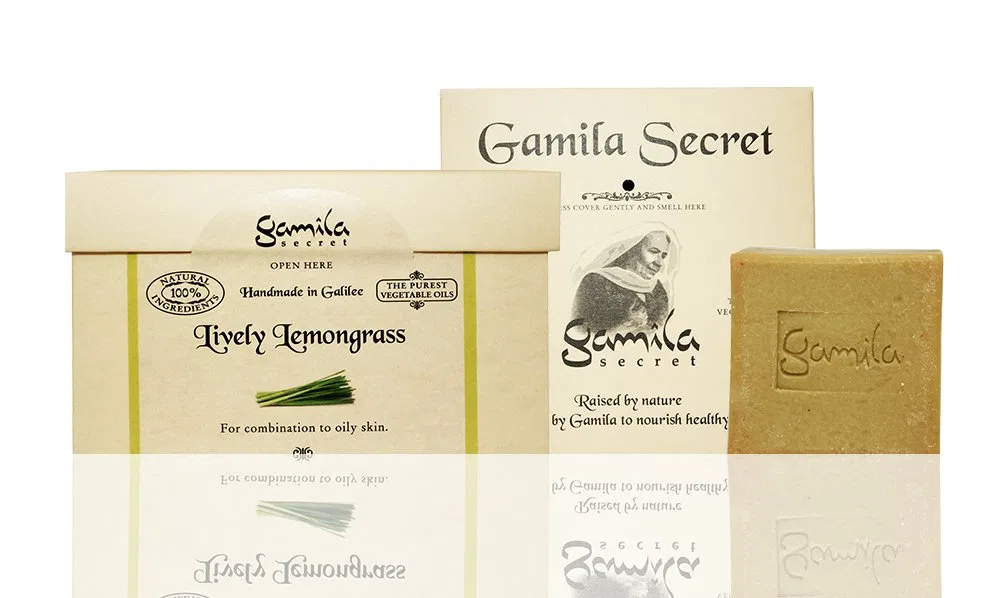 Очищающее мыло Lively Lemongrass для комбинированной и жирной кожи, 115 г Gamila Secret