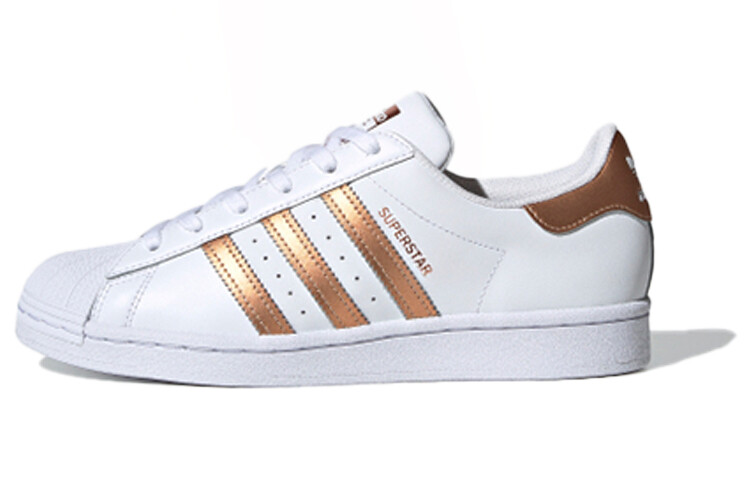 Adidas Originals Superstar White Copper Metallic (женские)