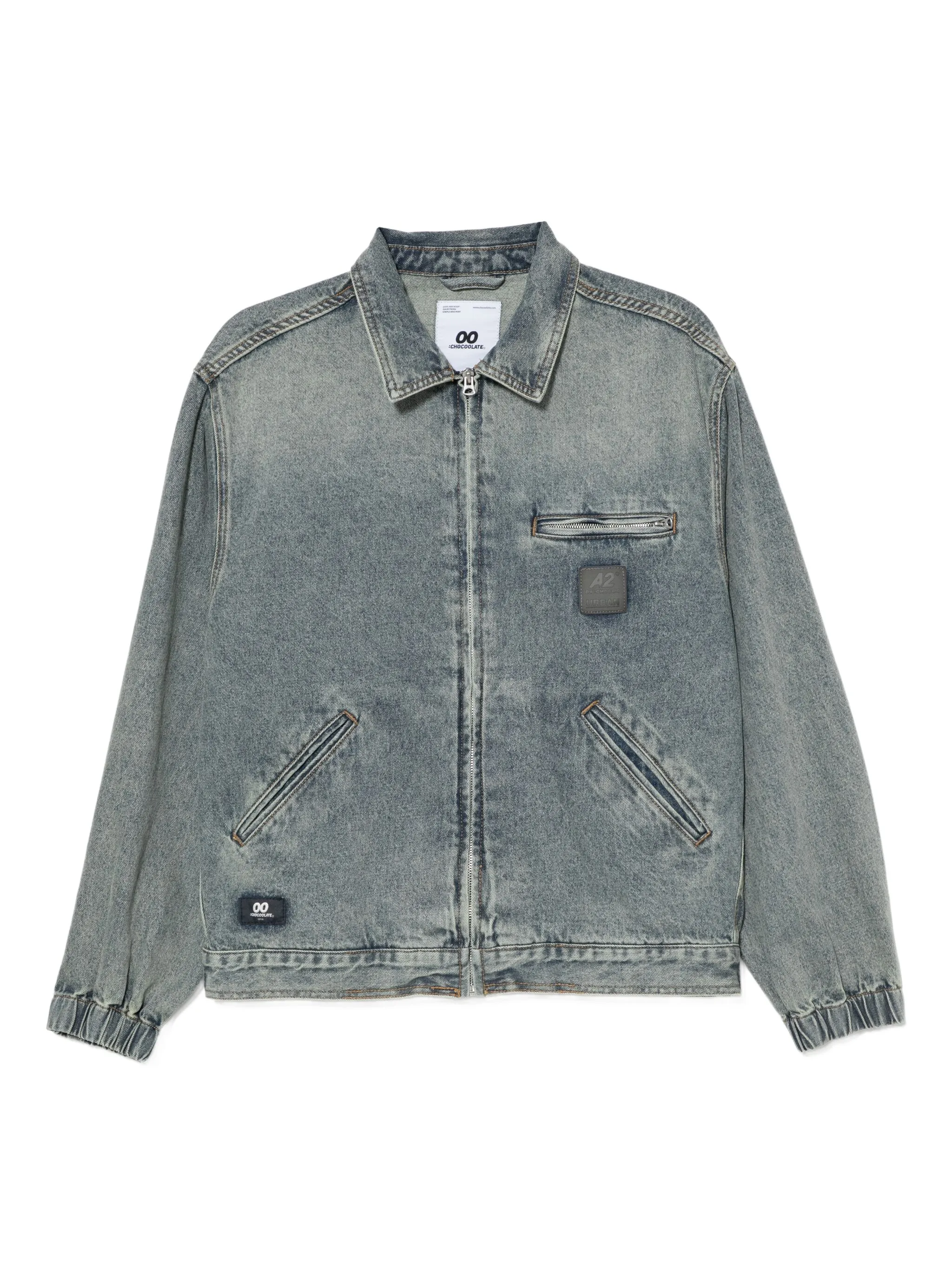 

Джинсовая куртка с логотипом Chocoolate, синий