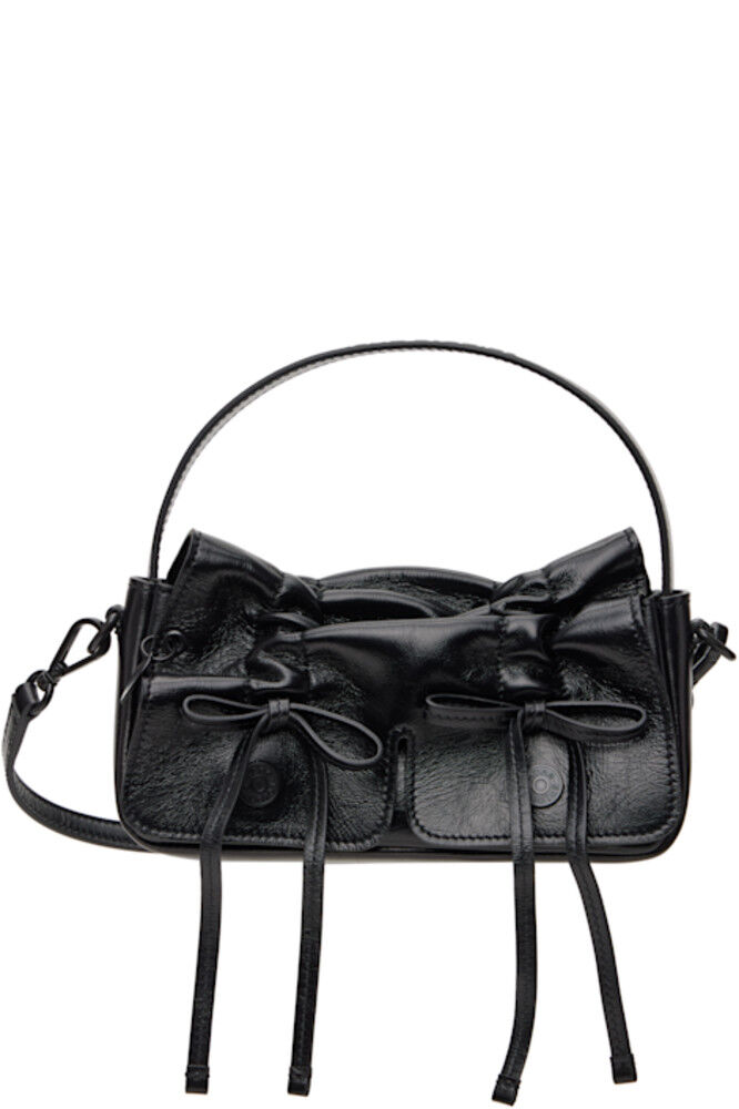 

Черная многокарманная микросумка Acne Studios