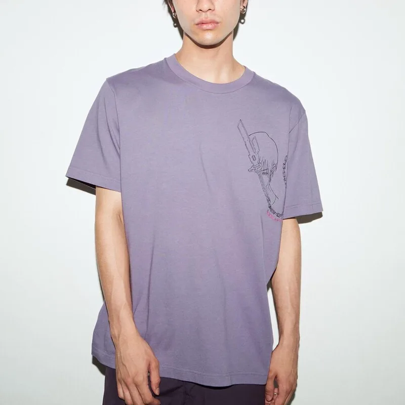 UNIQLO Футболка Unisex Cyan Purple — фото 3