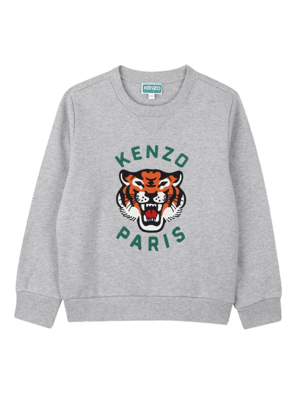 

Толстовка с вышивкой Kenzo Kids, серый
