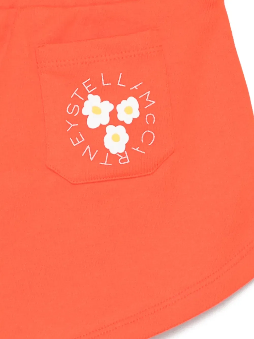 Шорты с логотипом Stella Mccartney Kids, оранжевый — фото 3