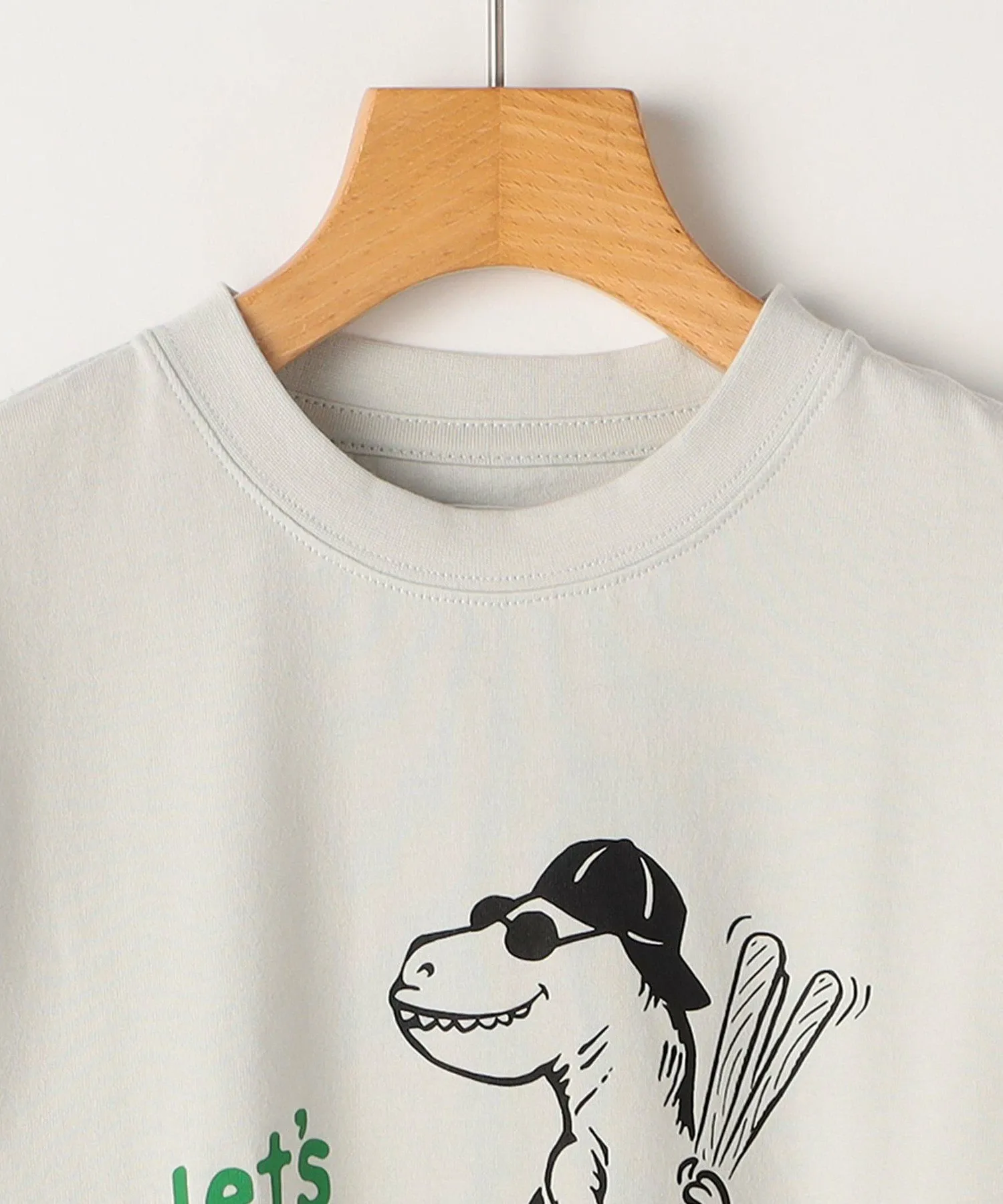 ARCH&LINE: 80~90 см / Футболка с длинным рукавом с динозаврами SHIPS KIDS, Top Gray — фото 3