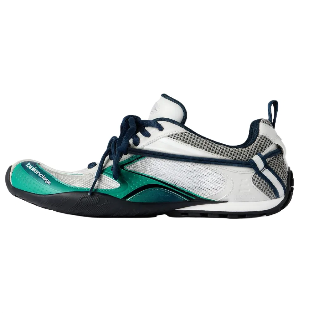 Кроссовки с градиентом Balenciaga Radar Low Green & Black