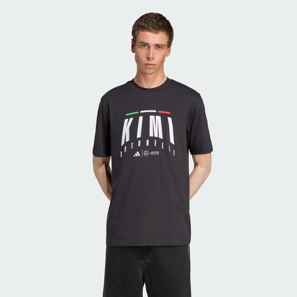 

Спортивная футболка Adidas Mercedes - AMG Petronas Formula One Team Kimi Antonelli Tee, черный