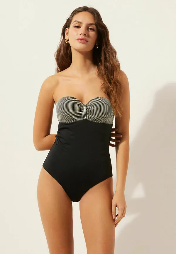 

Купальник в золотую полоску Calzedonia, Yellow, Золотой, Купальник в золотую полоску Calzedonia, Yellow