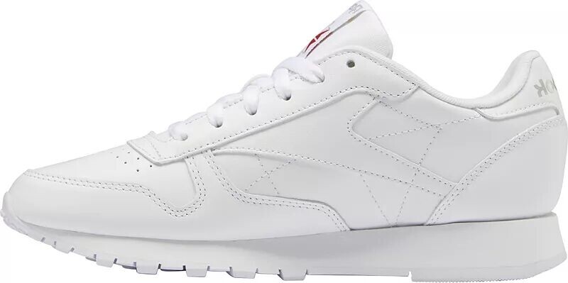 Классические женские кожаные кроссовки Reebok для бега, белый — фото 3