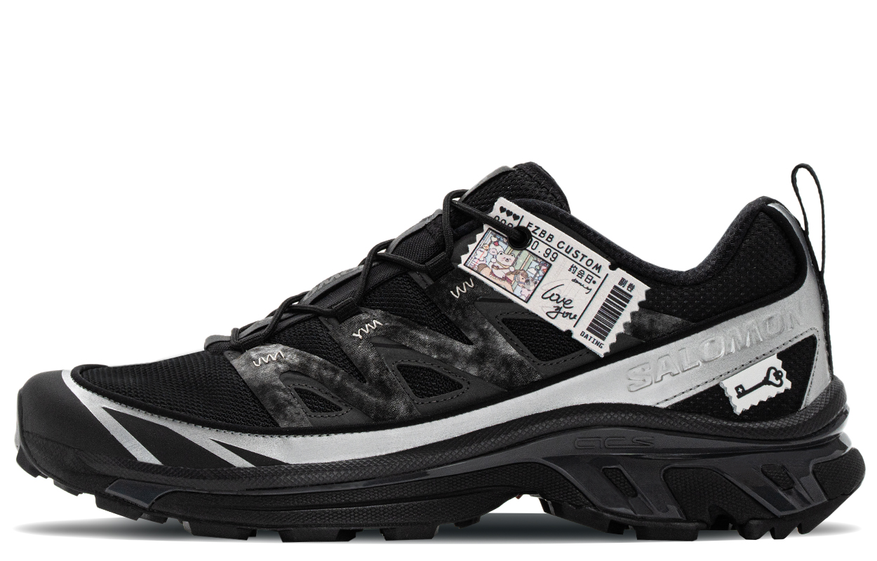 

XT 6 Date A Live, The Melody Of Heartbeat, амортизирующие дышащие легкие низкие кроссовки для горного туризма SALOMON, черный серебряный