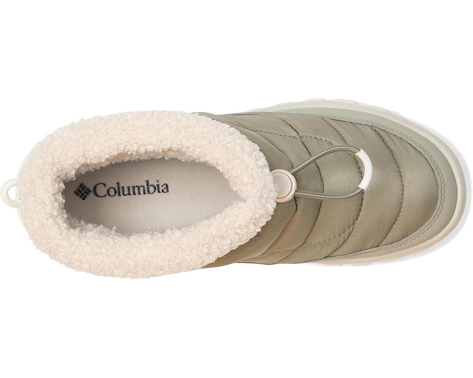 Женские ботинки дутики Columbia Snowtrot на кулиске, зеленый — фото 2