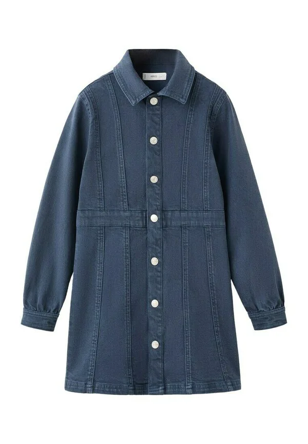 Детское джинсовое платье Mango Kids, Blue