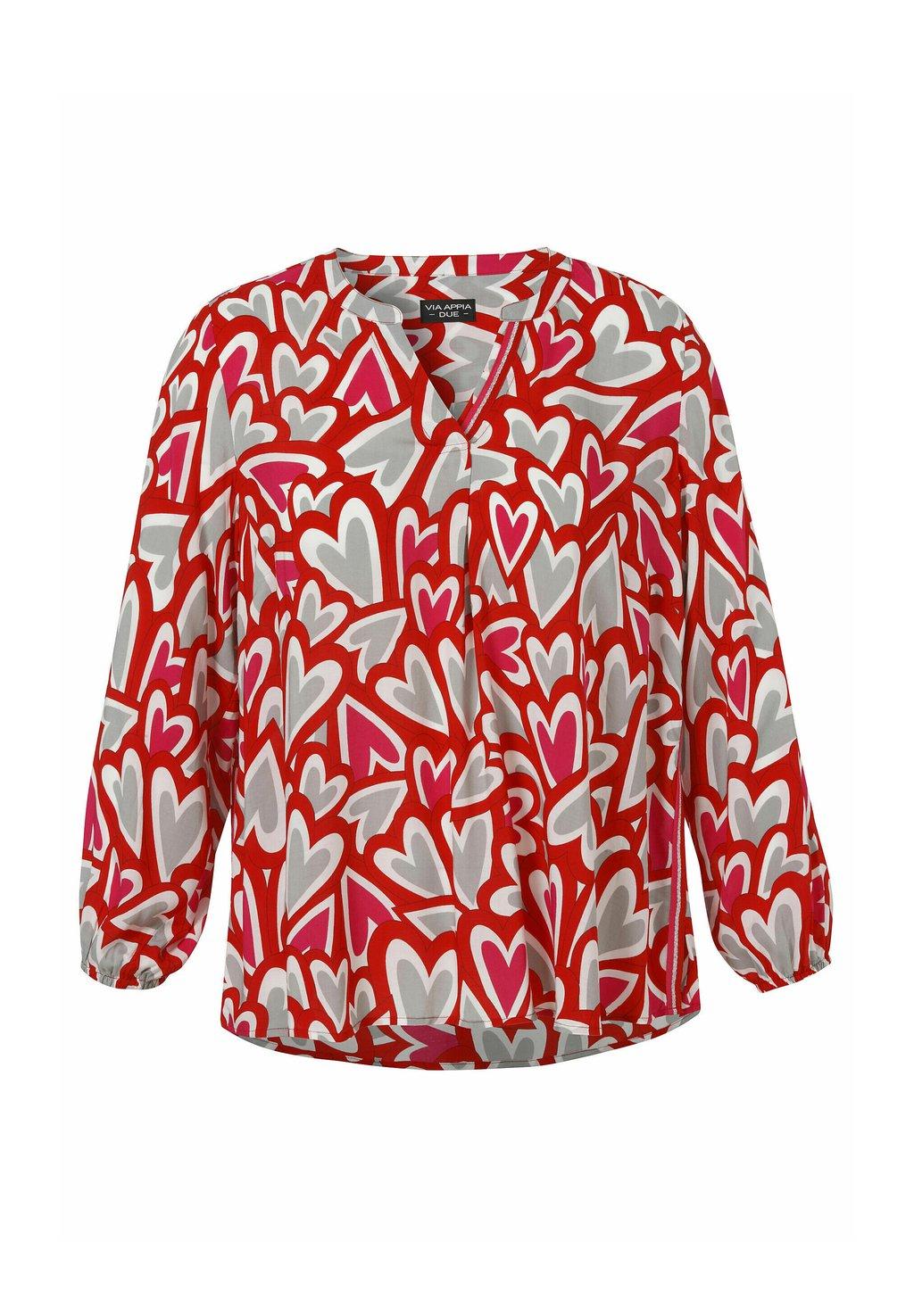

Блуза Via Appia Due, красный