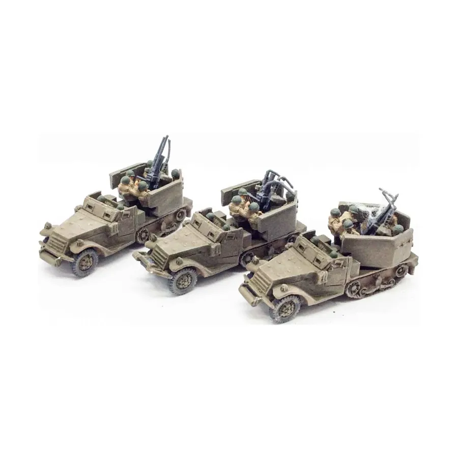 

M15 SP AA с набором экипажа №1, WWII Command Decision Miniatures - United States - Loose Miniatures (15mm)