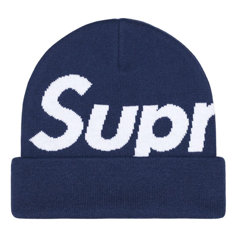 

Бейсболка Supreme Big Logo Beanie 'Navy', темно-синий