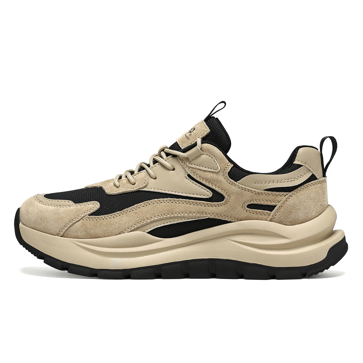 

Мужские низкие походные ботинки с амортизацией, устойчивые к истиранию, увеличивающие рост Jeep, хаки