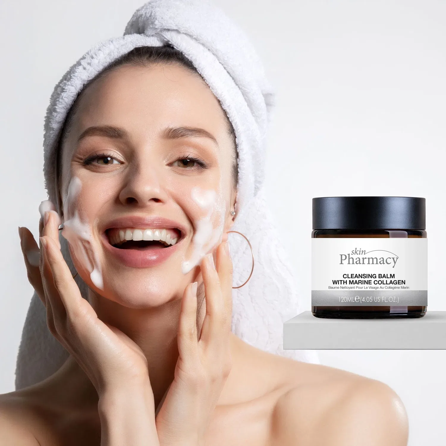 Гель для умывания Skinchemists — Очищающий бальзам с морским коллагеном, 120 мл — фото 2