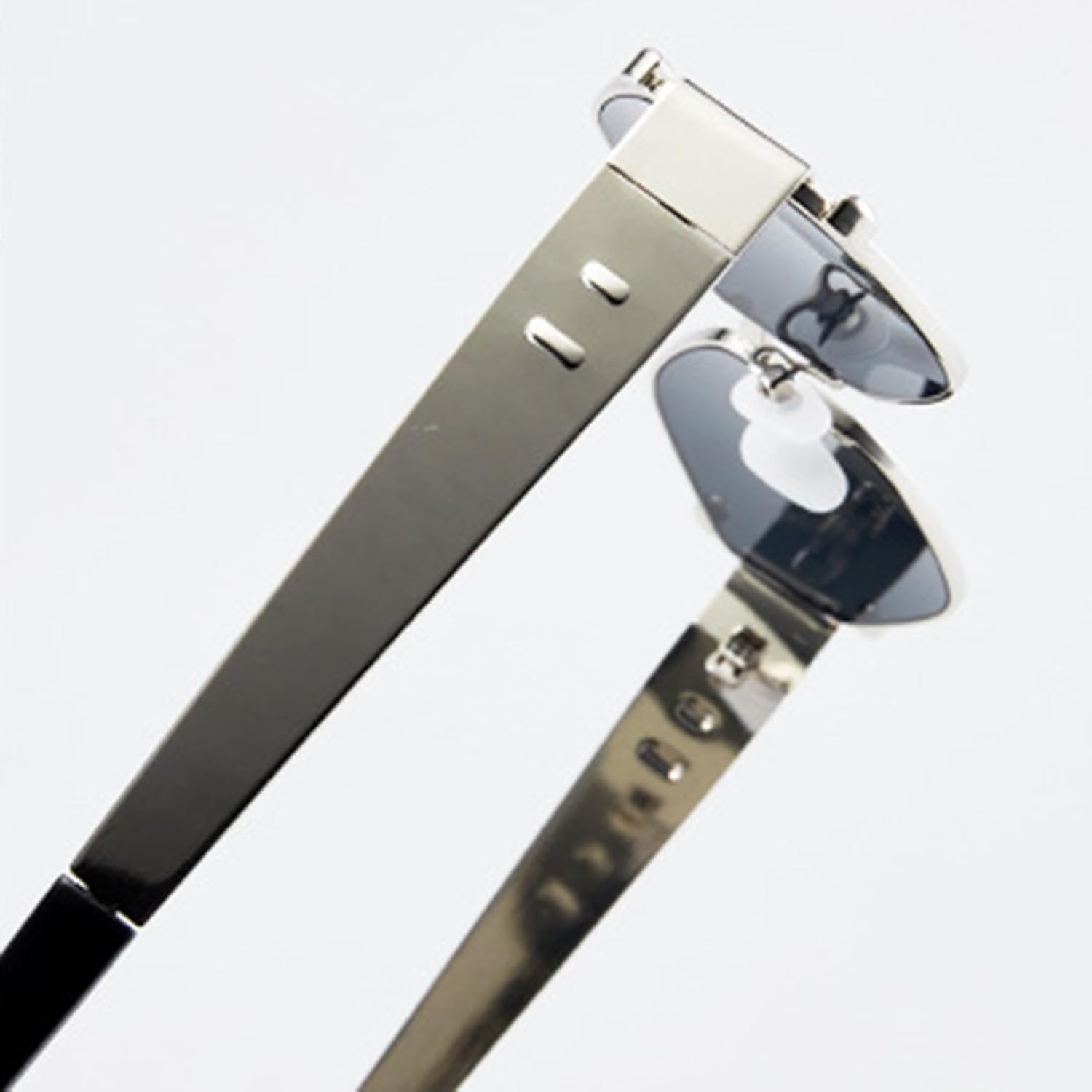 

bullabulling Модные шестиугольные солнцезащитные очки для женщин в ретро-стиле с золотой металлической геометрической оправой, солнцезащитные очки UV400 для вождения, Silver/Silver