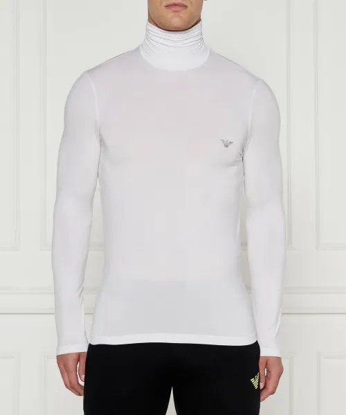 

Водолазка Slim fit Emporio Armani, белый