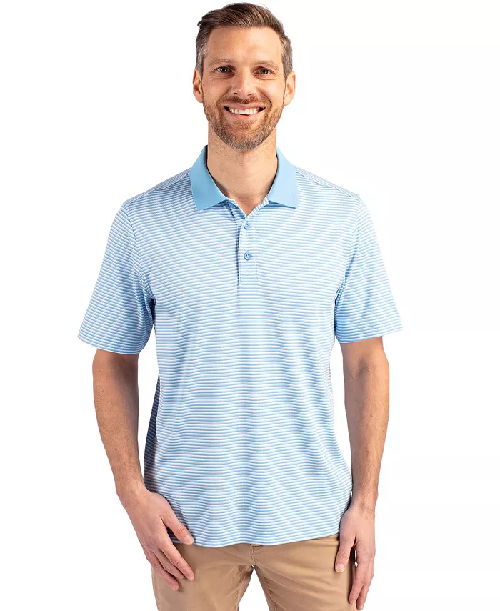 

Мужская рубашка-поло Forge Tonal Stripe Stretch для больших и высоких Cutter & Buck, мультиколор