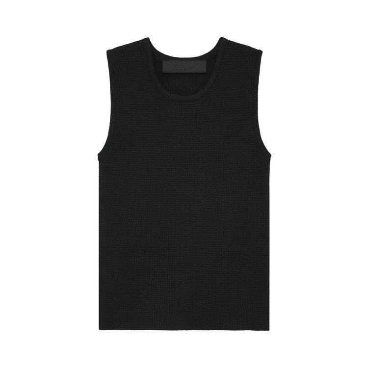 

Топ Fear of God Essentials Waffle Tank, Black