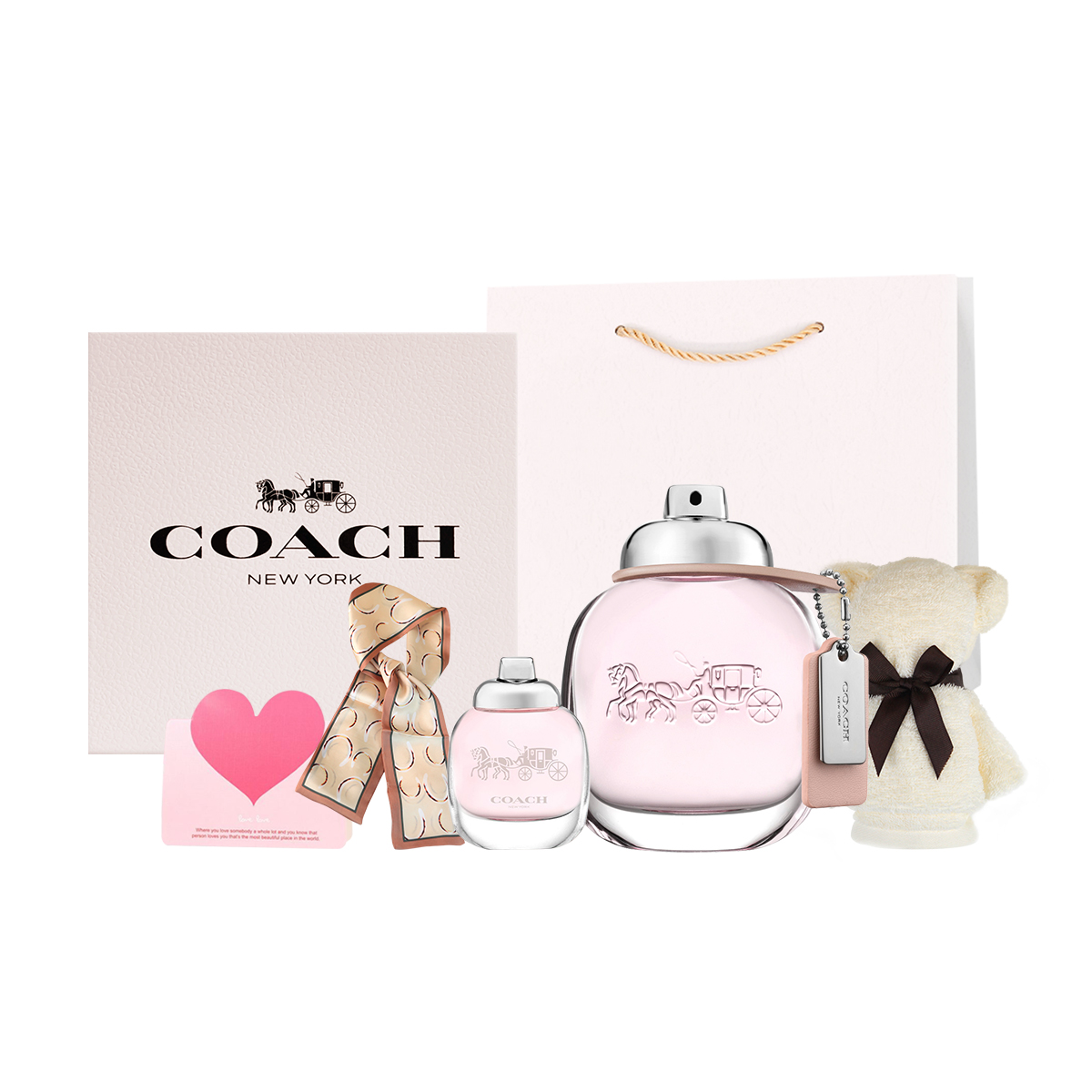 

New York женский туалетная вода парфюм набор eau de toilette 30ml/50ml+4.5ml bear combination set COACH